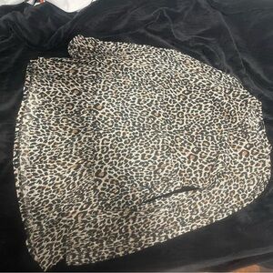 Cream A-line mini blouse for a night out